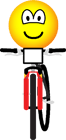 Mountain bikende emoticon Olympische sport Cycling