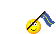 Nauru vlag zwaaien emoticon  geanimeerd