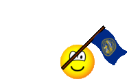 Nebraska vlag zwaaien emoticon  Amerikaanse staat geanimeerd