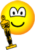 Oscar winnende emoticon  