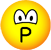 P emoticon pratende 