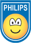 Philips emoticon Let