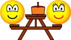 Picknick tafel emoticon  