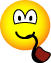 Pijp rokende emoticon  