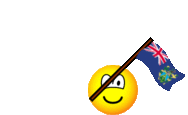 Pitcairn Islands vlag zwaaien emoticon  geanimeerd
