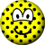 Polka stippen emoticon  