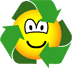Recycle emoticon versie II 