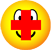 Rode kruis emoticon  