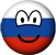 Rusland emoticon vlag 