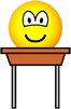 Schoolbankje emoticon  