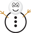 Sneeuwpop emoticon  