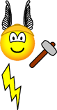 Thor emoticon God van de Donder 