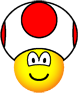 Toad emoticon video game 