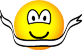 Winnende emoticon Hardlopende emoticon 