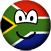 Zuid Afrika emoticon vlag 