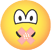 Zwijgende emoticon  