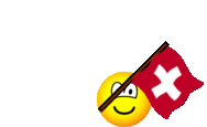 Zwitserland vlag zwaaien emoticon  geanimeerd