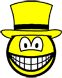 Gele hoed smile  