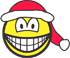 Kerstmanmuts smile  