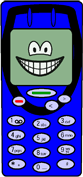 Mobiele telefoon smile  