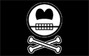 Piraten vlag smile vlag 