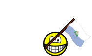San Marino vlag zwaaien smile  geanimeerd