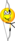 Boogschietende emoticon