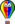 Luchtballon emoticon