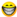 Grote grijns emoticon