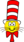 Kat in de hoed emoticon