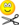 Knippende emoticon