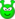 Groene buitenaardse emoticon