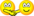 Handen schuddende emoticons