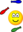 Jonglerende emoticon