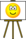 Geschilderde emoticon