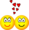 Verliefde emoticons