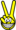 Vredes teken smile