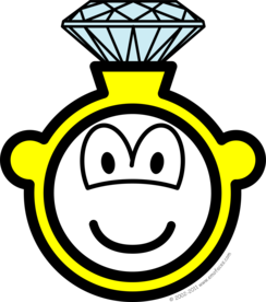 Diamanten ring buddy icon