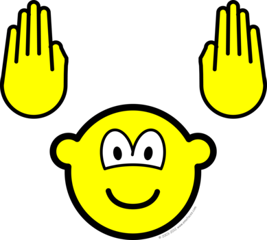 Handen omhoog buddy icon