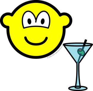 Martini drinkende buddy icon