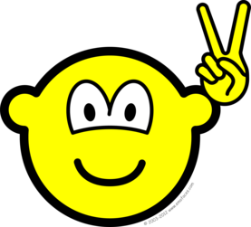 Vredes teken hand buddy icon