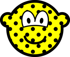 Polka stippen buddy icon