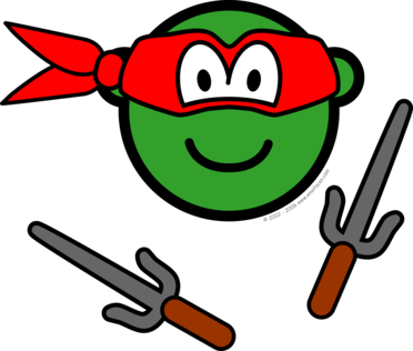 Rode Ninja Turtle buddy icon