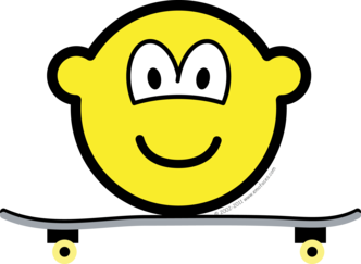 Skateboardende buddy icon