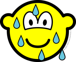 Zwetende buddy icon