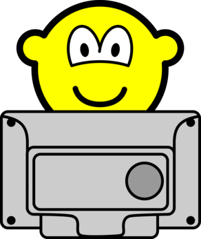 Televisie kijkende buddy icon