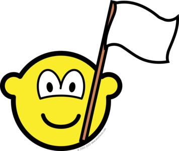 Witte vlag buddy icon