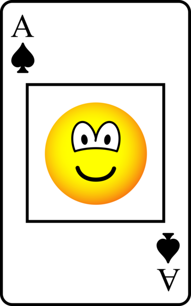 Schoppen aas emoticon