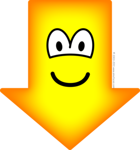 Beneden emoticon