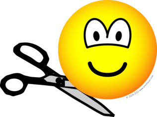 Uitgeknipte emoticon